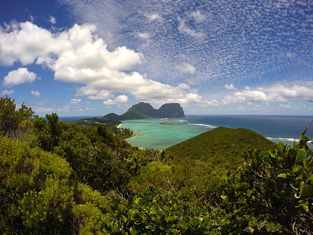 Mt Gower and Mt Lidgefield on Lord Howe Island: A UNESCO World Heritage area.