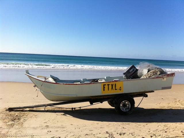 Fishing boat for netting Sea Mullet.