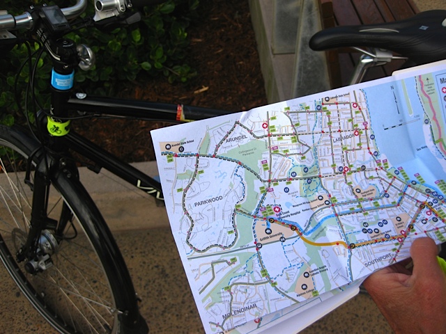 Many local government authorities provide cycling maps to help with planning.
