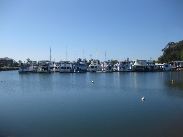 Tweed river fishing boats.