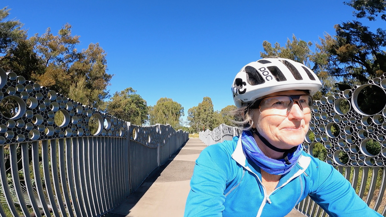 Crossing the Bubble Bridge at Toogoolawah